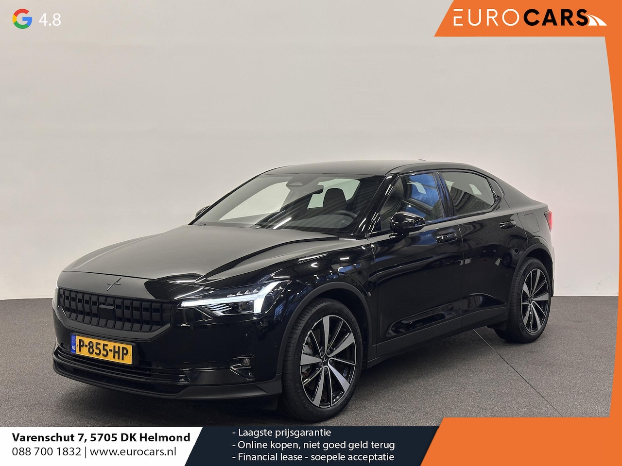 Polestar 2 - Long Range Single Motor 78 kWh Airco ECC Navi Carplay PDC VA+ El. Stoel + Memory Full LED - AutoWereld.nl