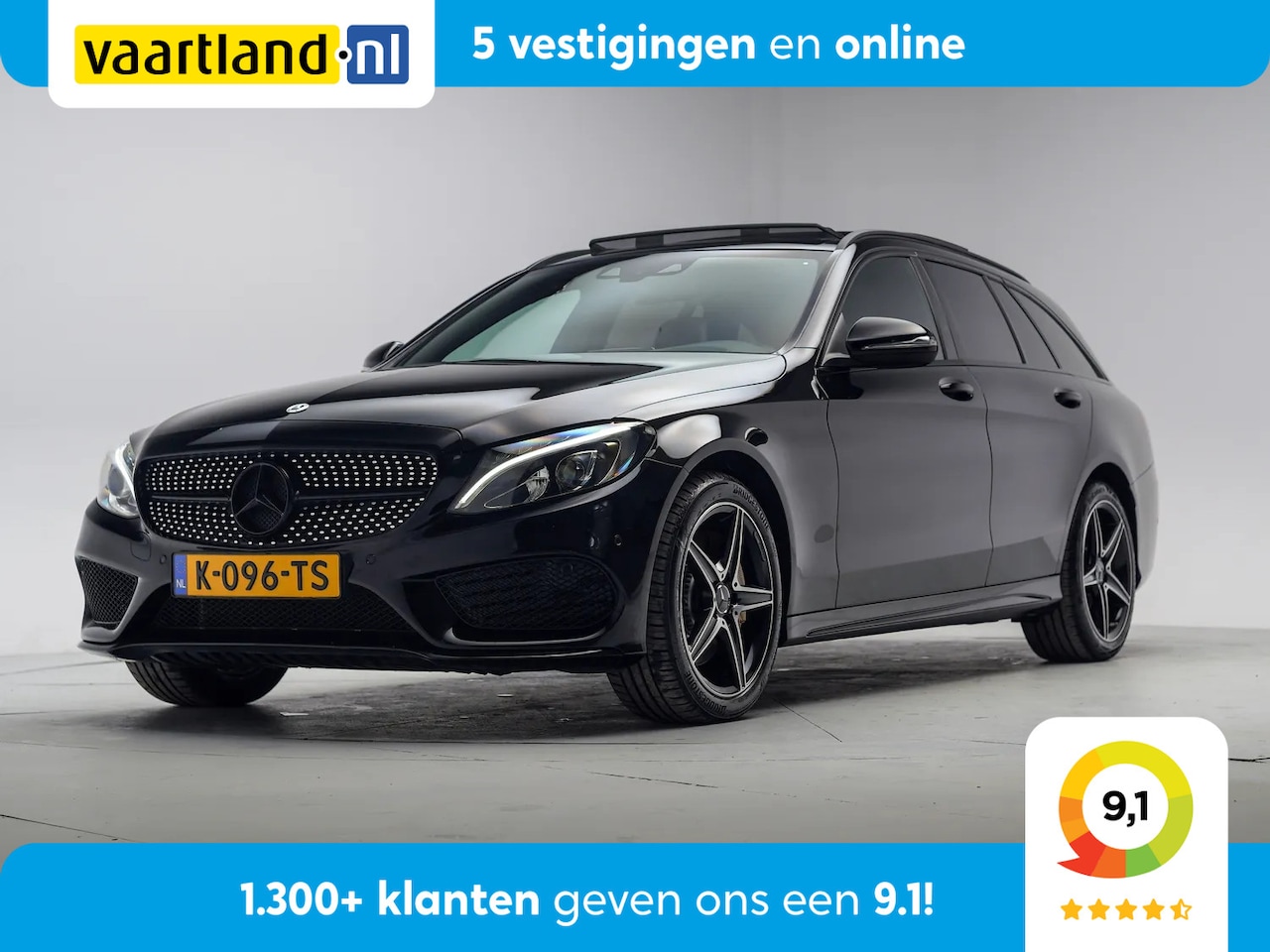 Mercedes-Benz C-klasse - 400 4MATIC AMG [ Panoramadak Head up Leer] - AutoWereld.nl