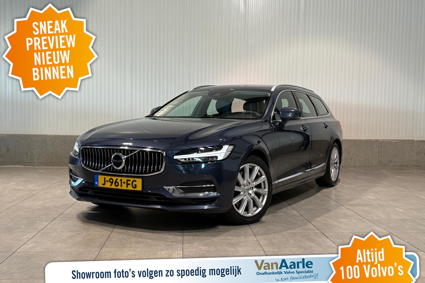 Volvo V90 - T4 Aut. Inscription ACC Trekhaak Leder 190pk - AutoWereld.nl
