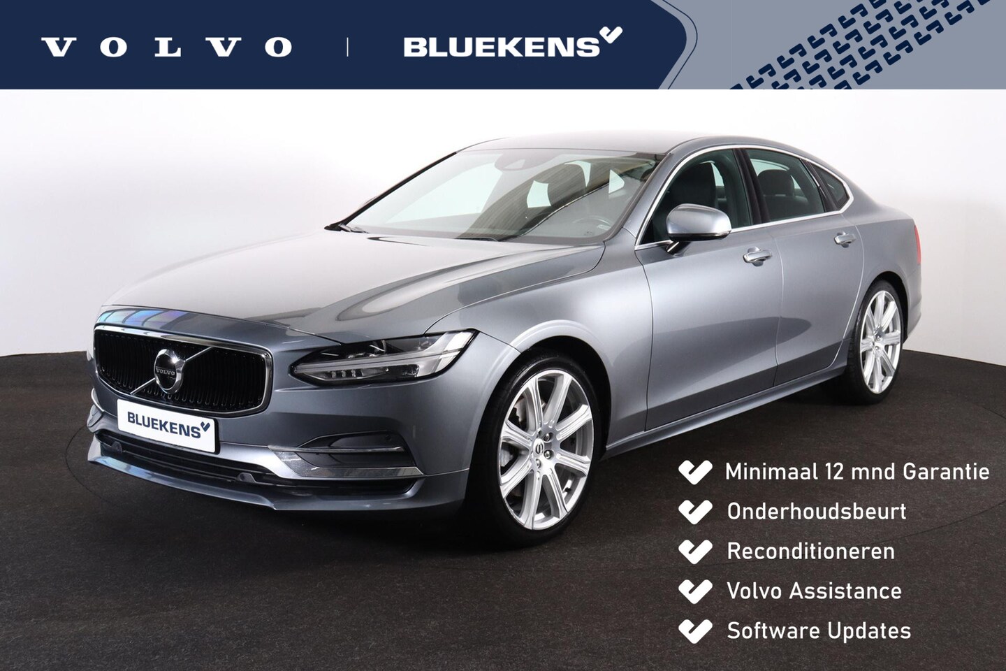 Volvo S90 - T4 Momentum - Elektr. verstelbare bestuurdersstoel met geheugen - Apple® CarPlay - Android - AutoWereld.nl