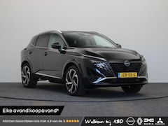 Nissan Qashqai - 1.3 MHEV Xtronic Tekna Plus | Panorma dak | Lederen bekleding | BOSE audio | Rondomzicht c
