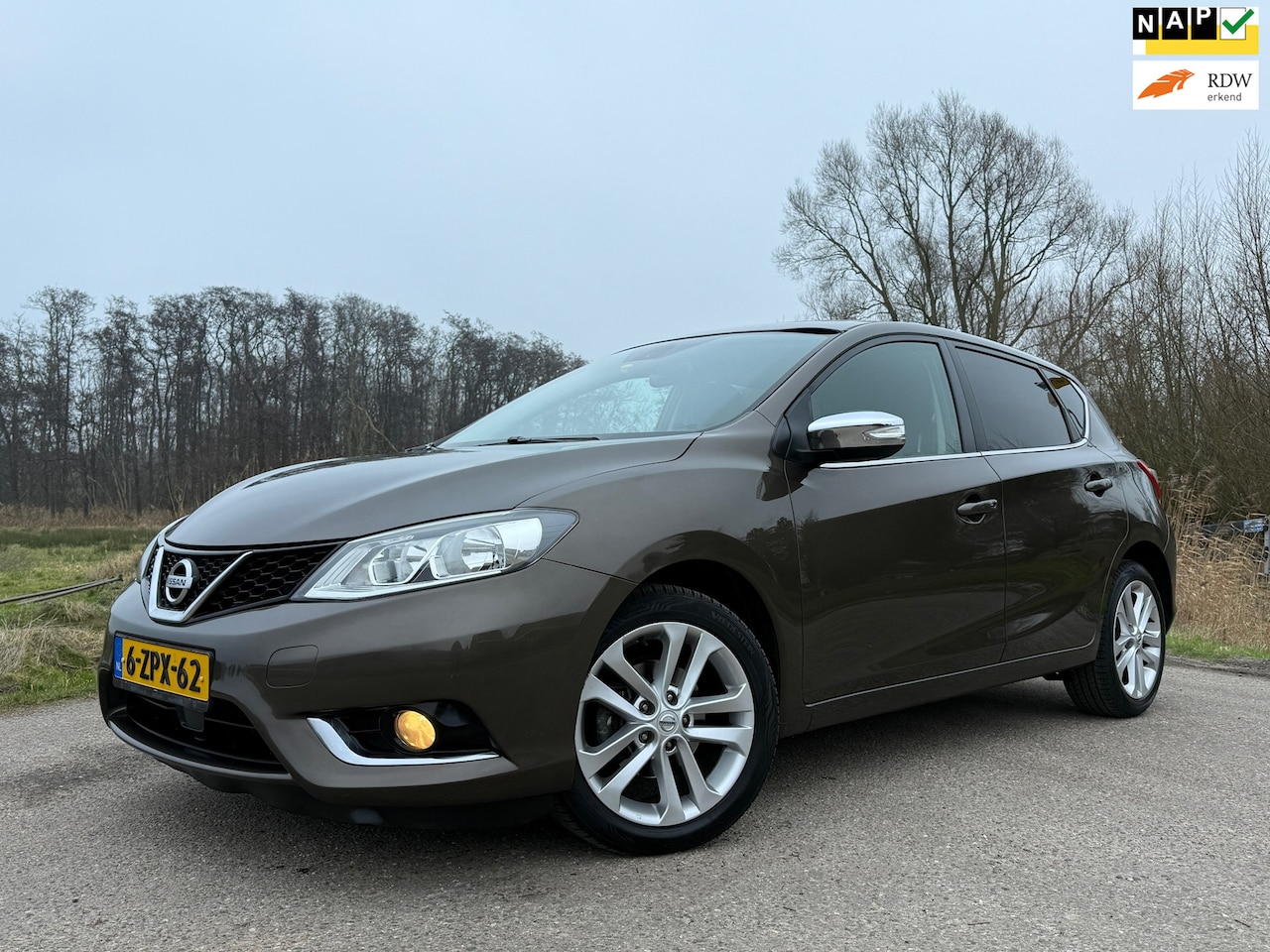 Nissan Pulsar - 1.2 DIG-T Connect Edition Camera Navi Key-Less Trekhaak Clima 17" Velgen PDC Cruise 6 Vers - AutoWereld.nl