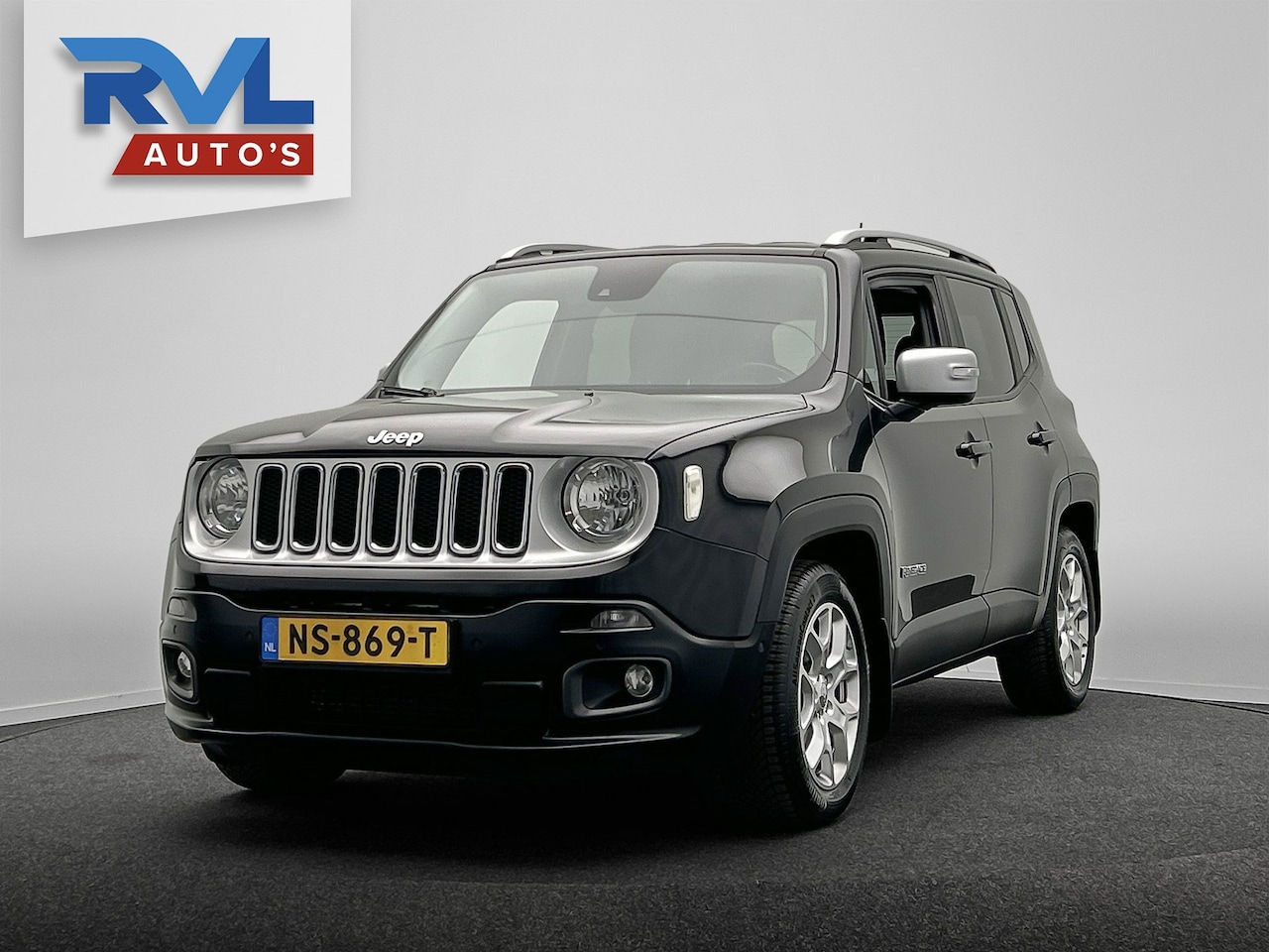 Jeep Renegade - 1.4 MultiAir Limited | Origineel Nederlands | Keyless Climat Cruise control Navigatie Came - AutoWereld.nl