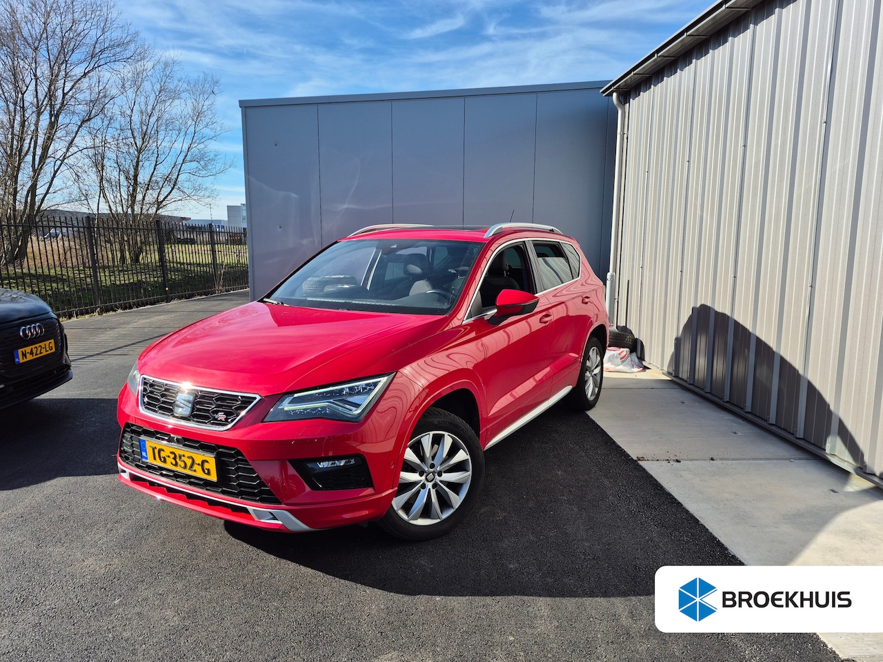 SEAT Ateca - 1.4 EcoTSI FR 150 PK DSG/AUTO | Glazen panoramadak | Cruise control adaptief | Rondomzicht - AutoWereld.nl
