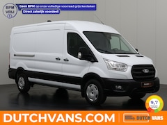 Ford Transit - 130PK L3H2 | Navigatie | Camera | Airco | Cruise | Trekhaak | Betimmering | 3-Zits