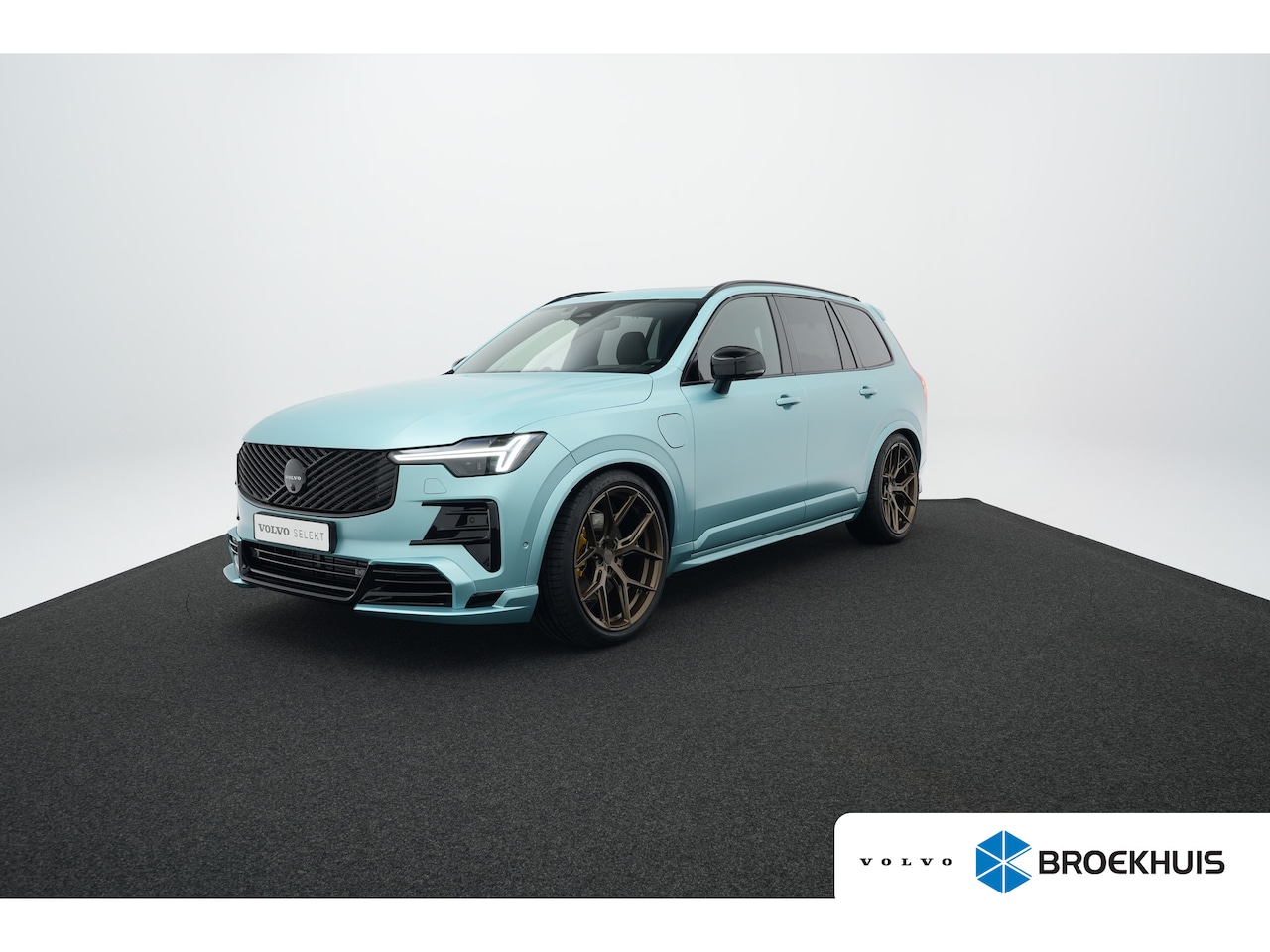 Volvo XC90 - 2.0 T8 Plug-in hybrid AWD Ultra Dark HEICO SPORTIV HEICO SPORTIV| FLASH GREEN | Full Optio - AutoWereld.nl