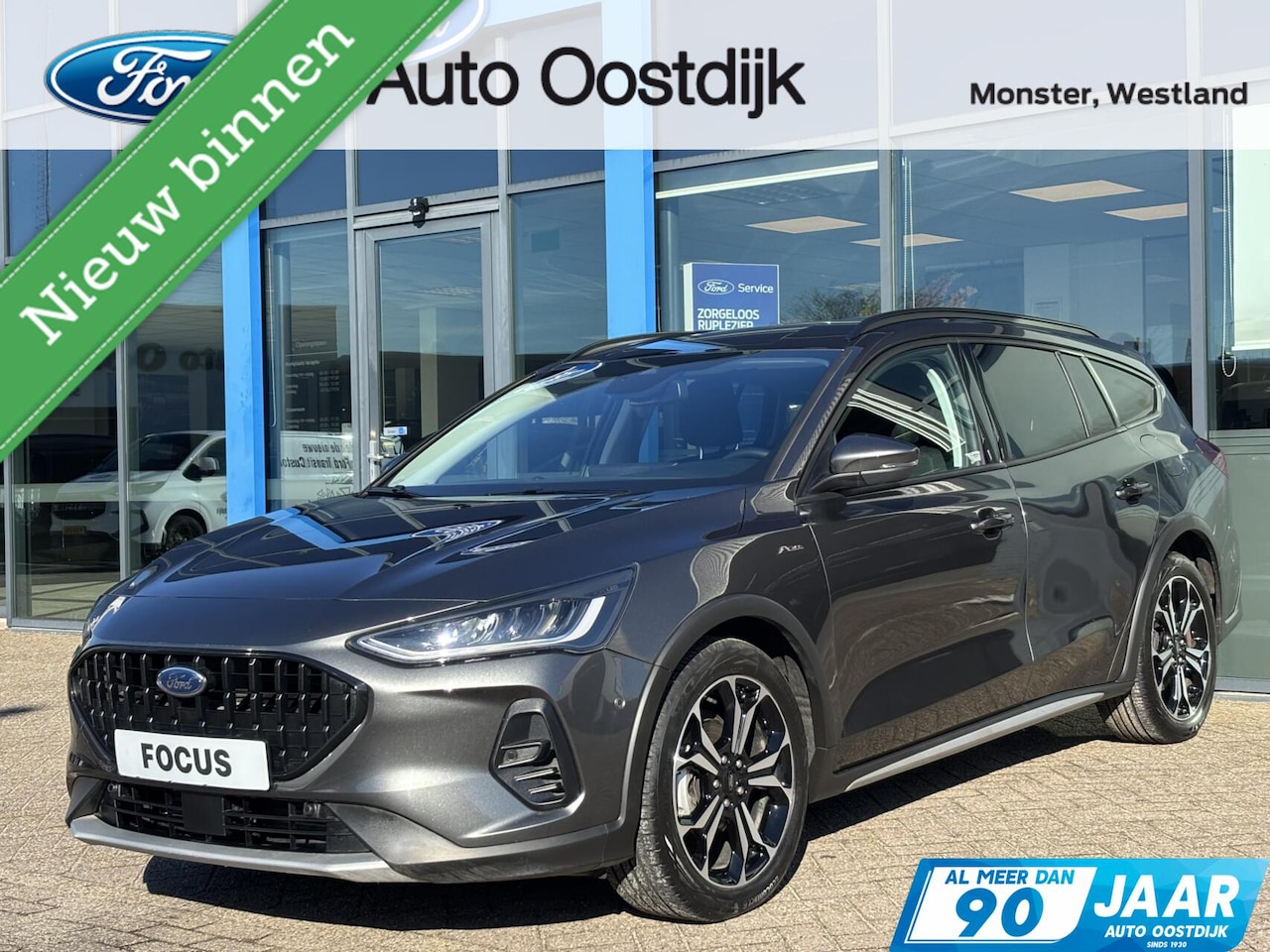 Ford Focus - 1.0 EcoBoost Hybrid Active X 155PK Automaat Afn. Trekhaak Winterpack Adaptieve Cruise Came - AutoWereld.nl