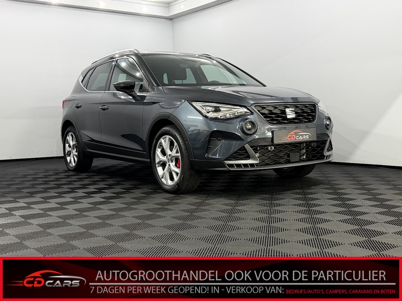SEAT Arona - 1.5 EcoTSI FR Business Connect Camera, Navi, Keyless start, Virtual desk, Cruise control, - AutoWereld.nl