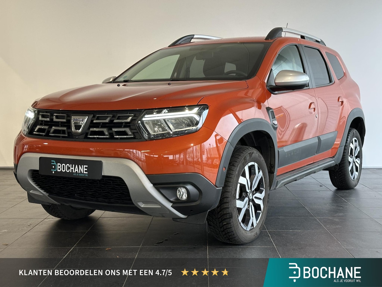 Dacia Duster - 1.3 TCe 150 EDC Extreme AUTOMAAT | TREKHAAK | 360 CAMERA | LEDER | NAVIGATIE | BLIS - AutoWereld.nl
