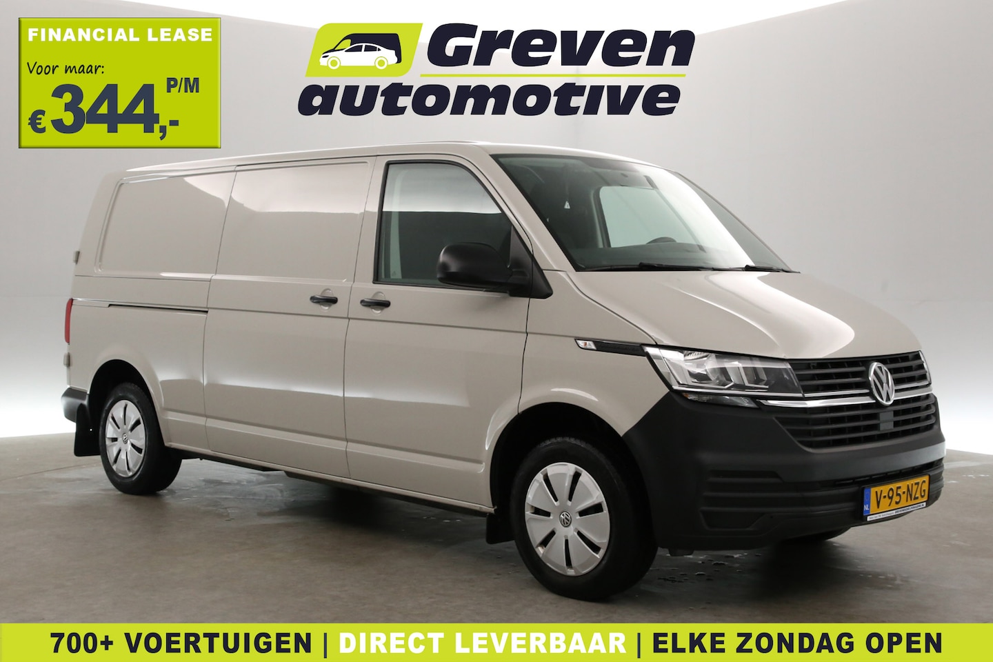Volkswagen Transporter - 2.0 TDI 150PK L2H1 | Ascot Grey | Airco | 3 Zits | Elektrpakket - AutoWereld.nl