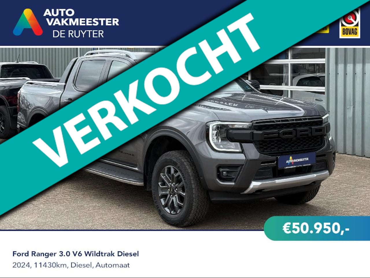 Ford Ranger - Wildtrak 3.0 V6 Diesel 240PK - AutoWereld.nl