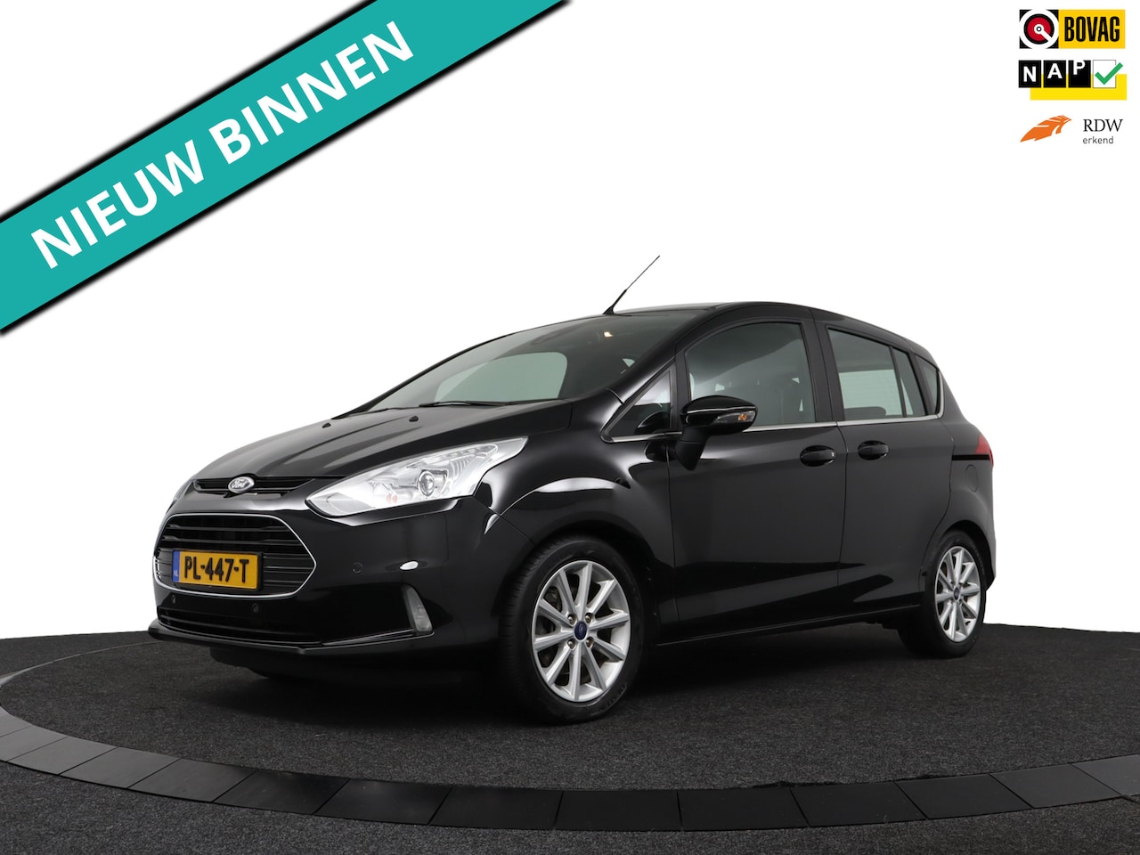Ford B-Max - 1.0 EcoBoost Titanium Camera/Trekhaak/Winterpakket/Parkeersens. v en a - AutoWereld.nl