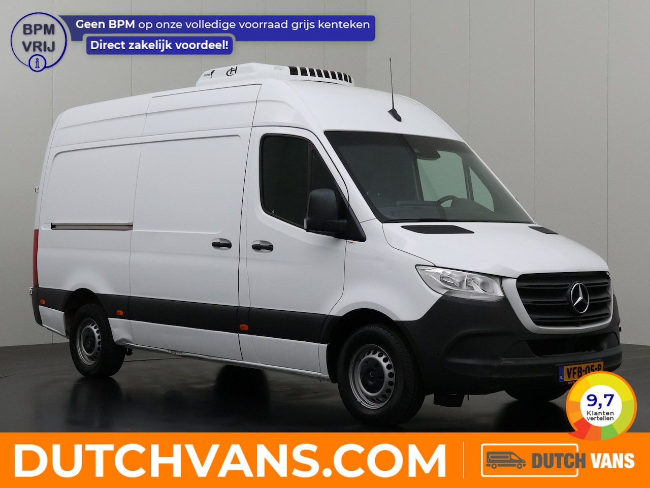 Mercedes-Benz Sprinter - 316CDI Automaat L2H2 Koel/Vries wagen | 3-Zits | Airco | Cruise | Navigatie | Camera - AutoWereld.nl