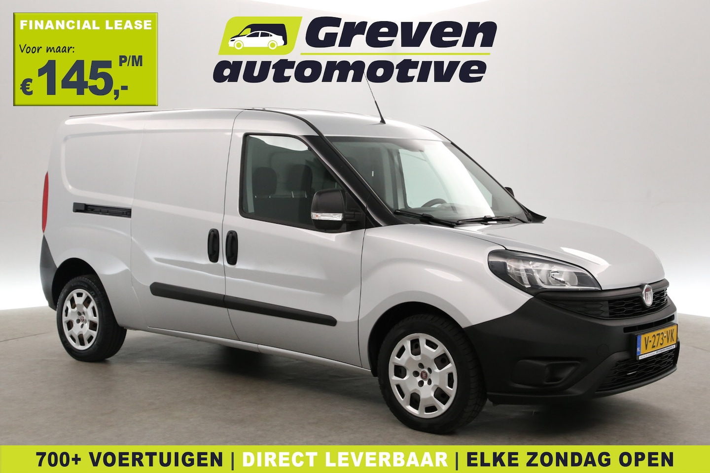 Fiat Doblò - 1.6 MJ 105PK Maxi | 3 Zits | Airco | Cruise | Trekh. | Navigatie - AutoWereld.nl