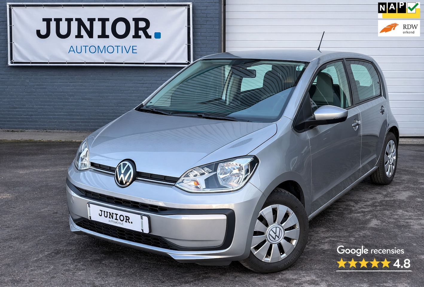 Volkswagen Up! - 1.0 BMT take up! DEALERO-H/BTW/AIRCO/BLUETOOTH - AutoWereld.nl