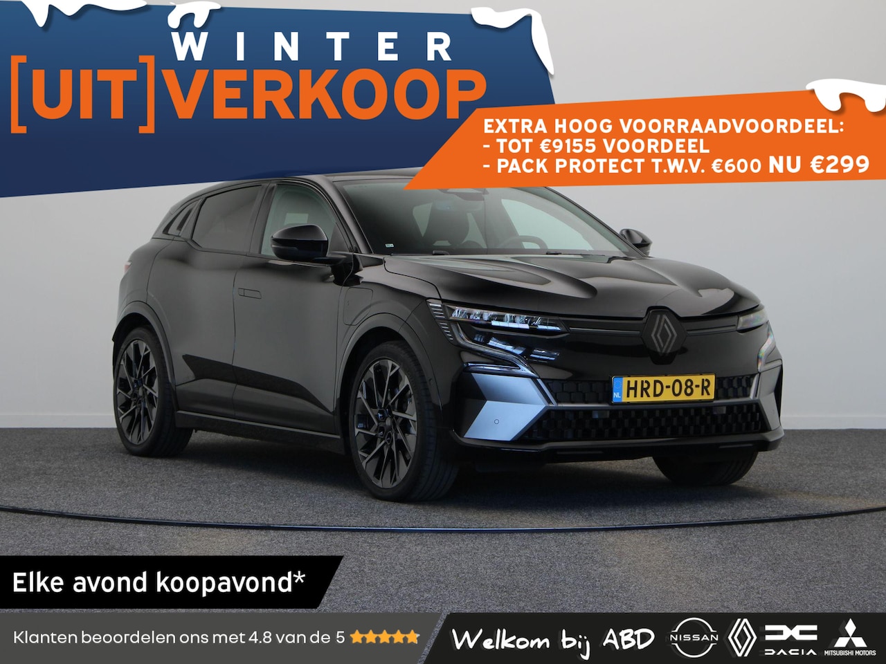 Renault Mégane E-Tech - comfort range esprit alpine 60 kWh | Stoel- en stuurwielverwarming | Elek. bedienbare stoe - AutoWereld.nl