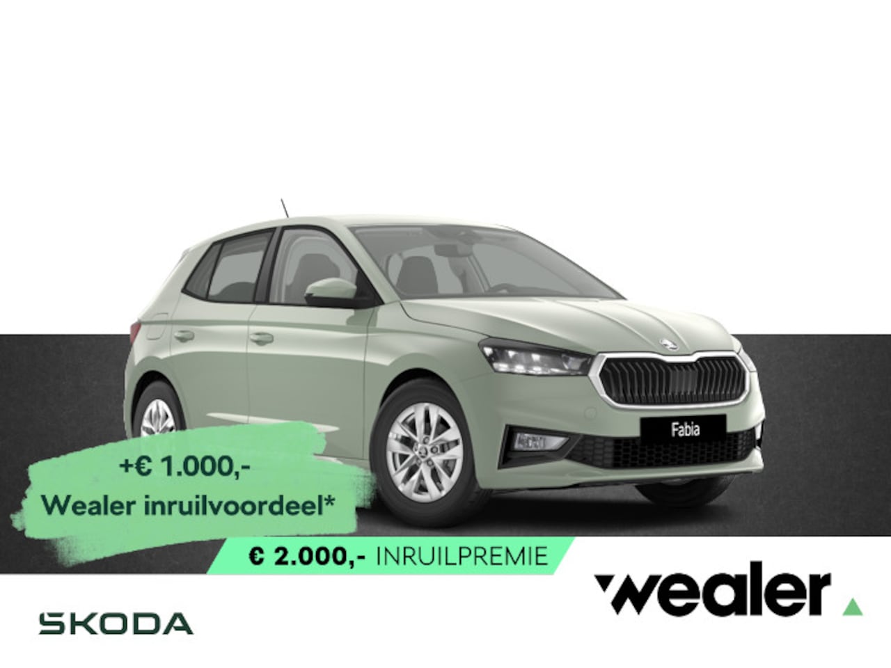 Skoda Fabia - Selection 1.0 TSI 95 PK | Apple Carplay/Android Auto | 15" LM velgen | Getint glas | - AutoWereld.nl