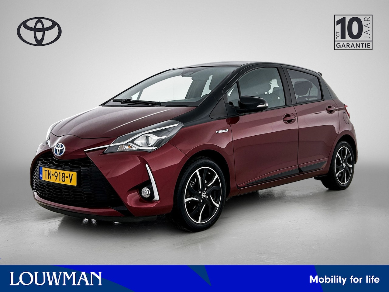 Toyota Yaris - 1.5 Hybrid Bi-Tone | LED V+A | Climate control | 16'' LM velgen | - AutoWereld.nl
