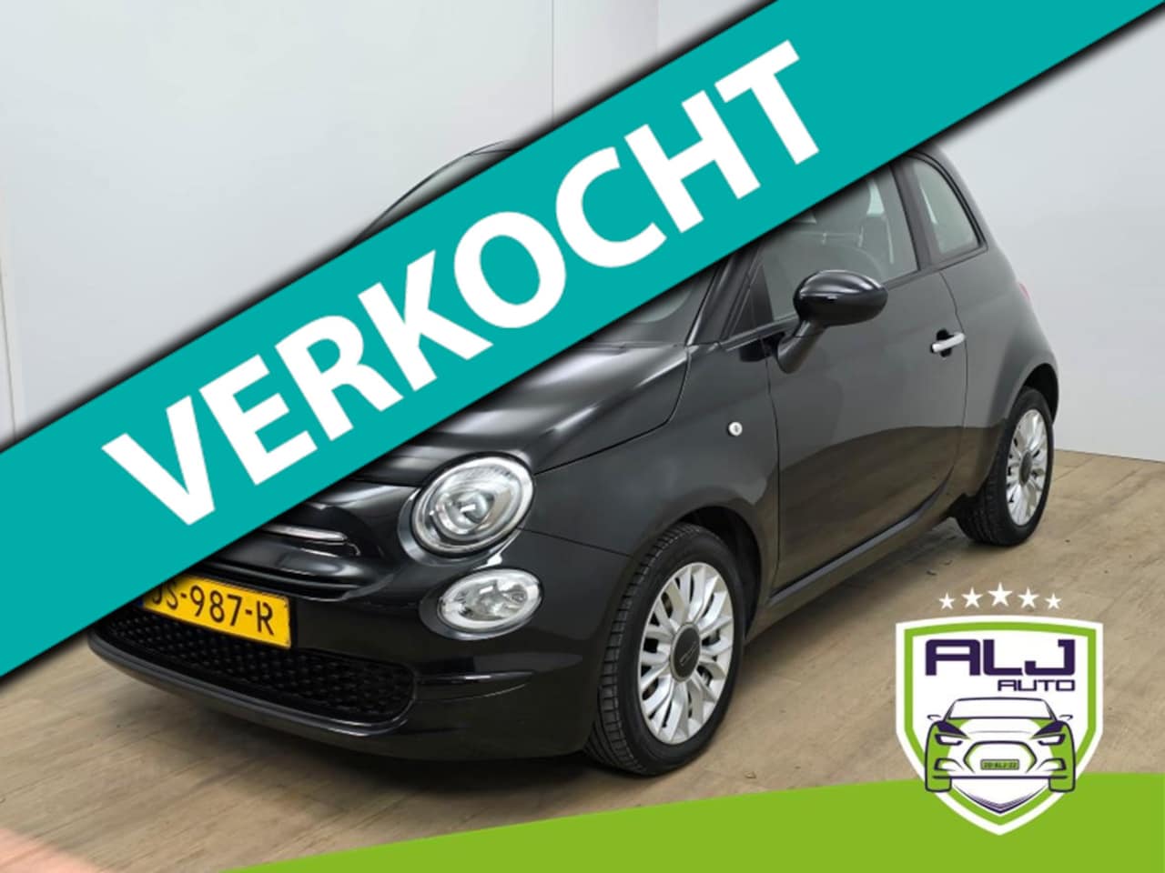 Fiat 500 - Occasion 0.9 TwinAir Turbo Popstar | Zwart | Tweedehands Fiat 500 | Airco | Bluetooth audi - AutoWereld.nl