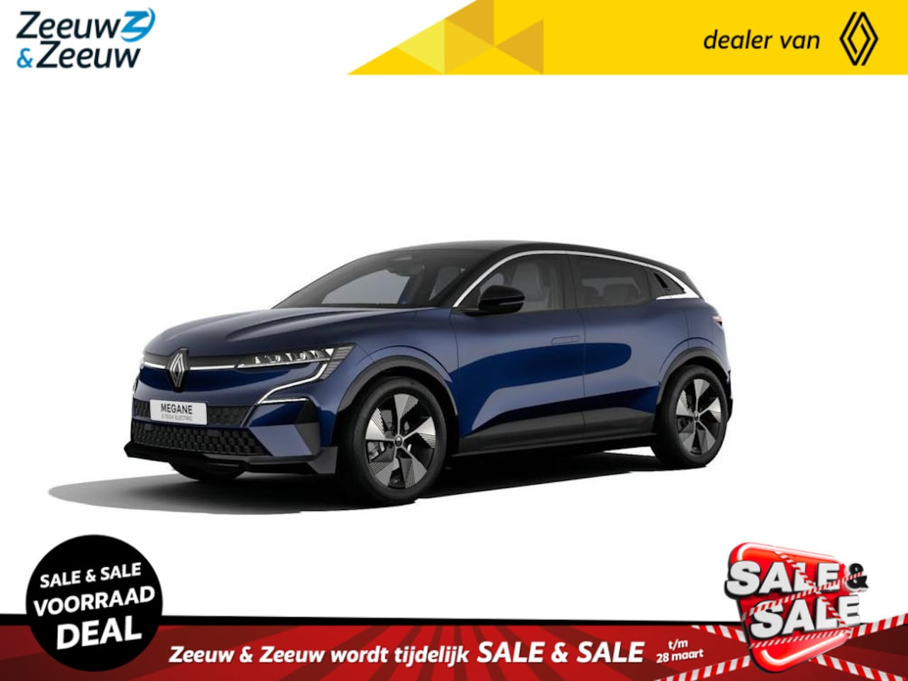 Renault Mégane E-Tech - Comfort Range 220 pk Techno | NU met GRATIS 5 jaar garantie en met € 3000,- Zeeuw & Zeeuw - AutoWereld.nl