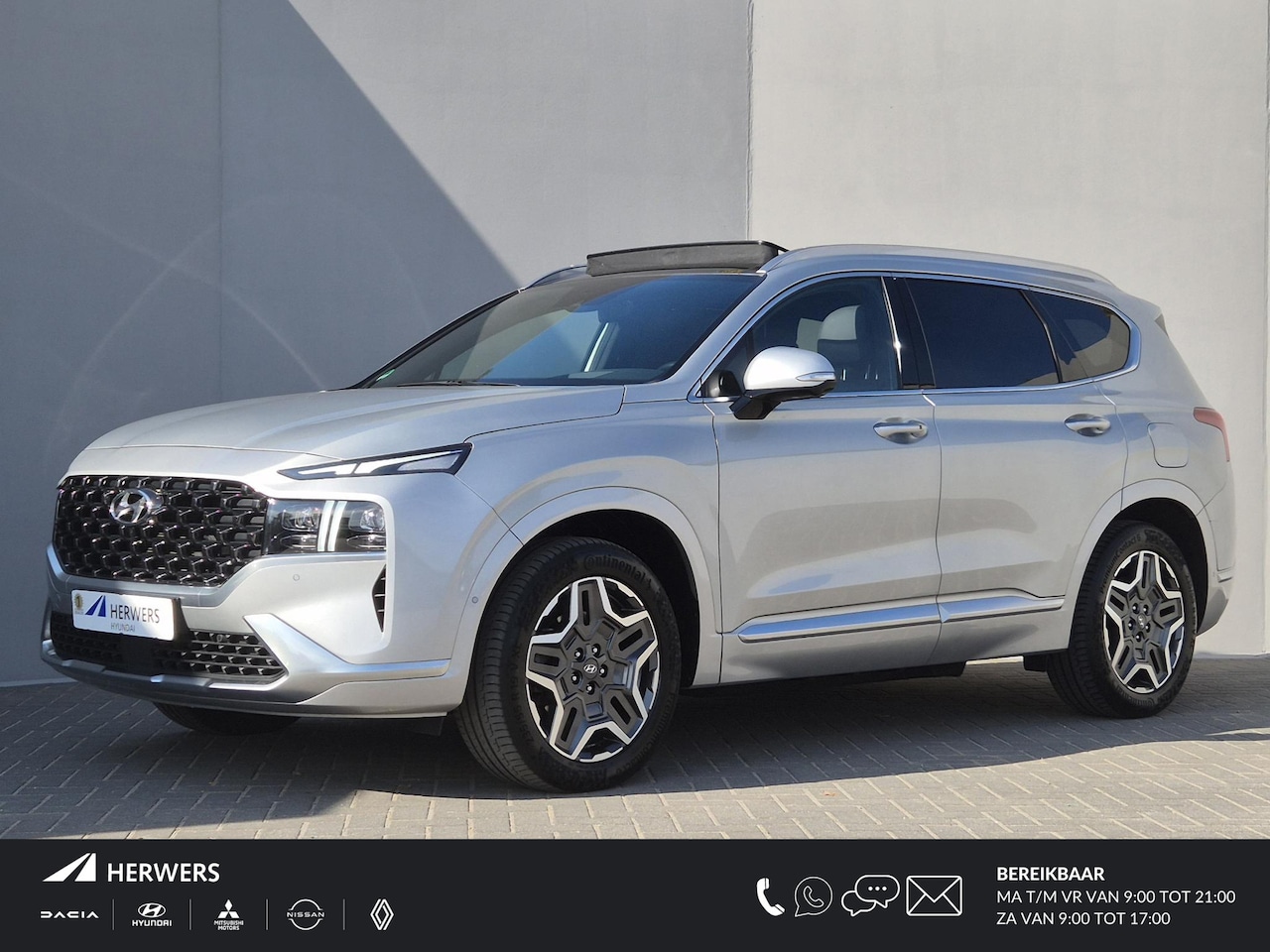 Hyundai Santa Fe - 1.6 T-GDI PHEV Plug-in Premium Plus Sky Automaat / Apple Carplay Android Auto / HUD / Trek - AutoWereld.nl