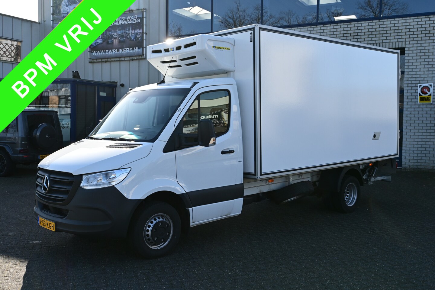 Mercedes-Benz Sprinter - 517 CDI L3 Koel Vries Bakwagen met Dhollandia laadklep Konvekta TK3950 -20, D/N 230/380V - AutoWereld.nl