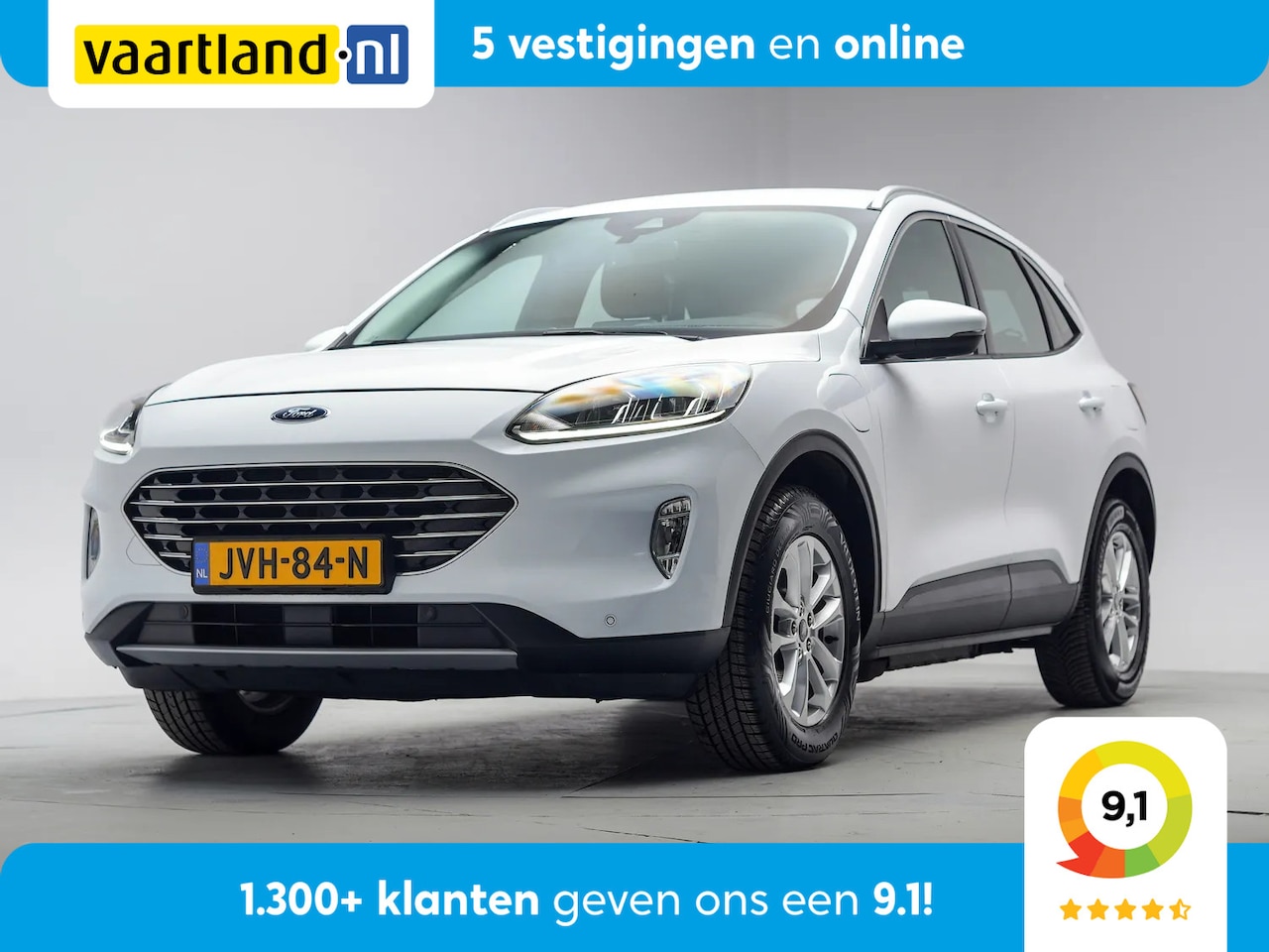 Ford Kuga - 2.5 PHEV Titanium X Aut. [ LED Stoel/stuurverwarming Cruise Achteruitrij camera] - AutoWereld.nl