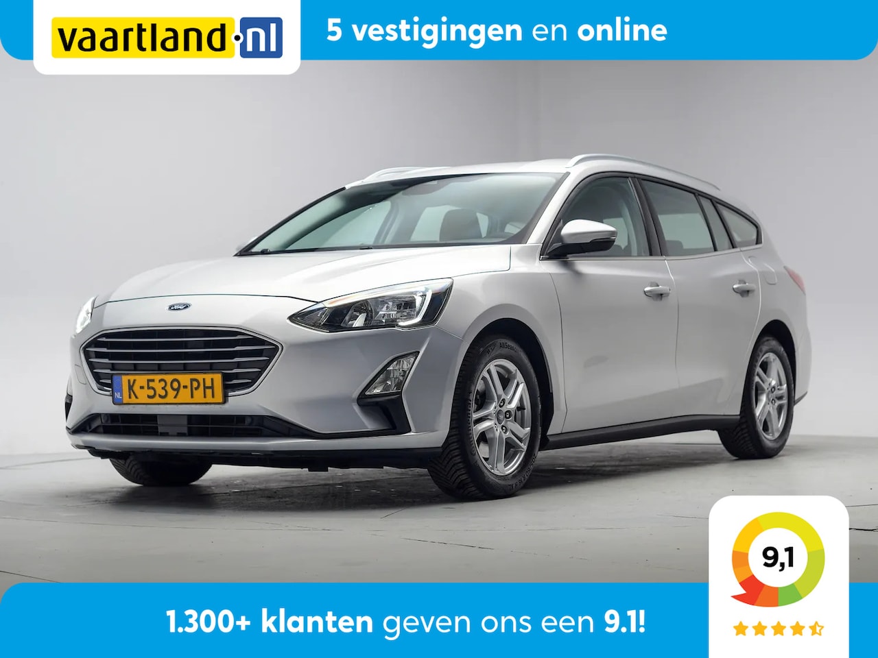 Ford Focus Wagon - 1.0 EcoBoost Hybrid 125pk Edition Business [ LED Navi Apple/Android ] - AutoWereld.nl