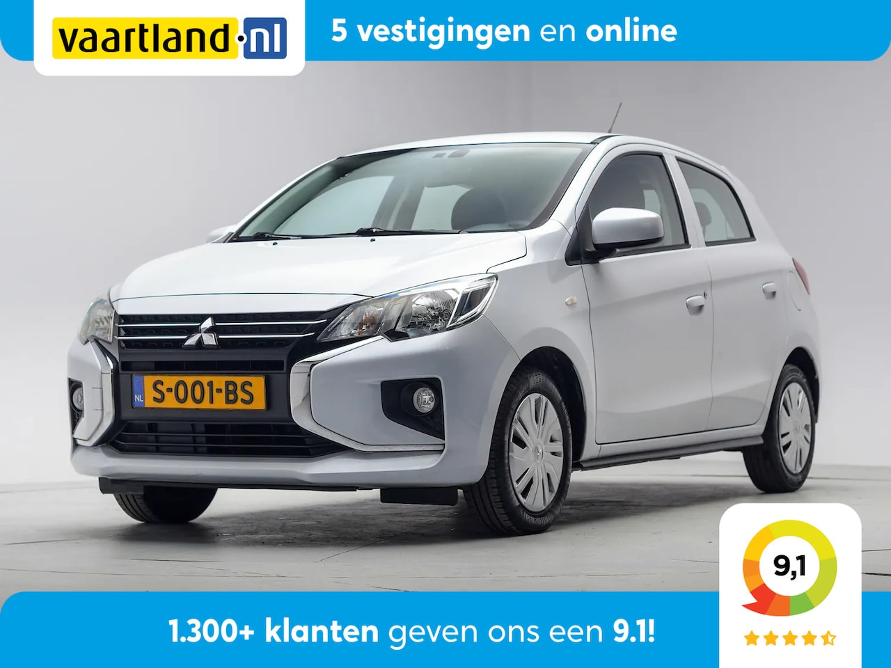 Mitsubishi Space Star - 1.0 Cleartec Cool+ 5-drs [ airco Apple Carplay / Andoid Audio af-fabriek ] - AutoWereld.nl