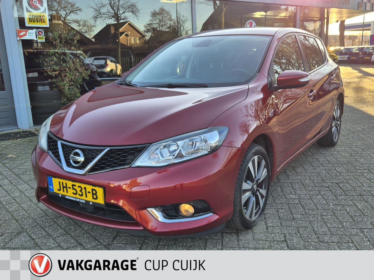 Nissan Pulsar - 1.2 DIG-T N-Connecta Navigatie / Camera / Cruise Control / Automatische Airco - AutoWereld.nl