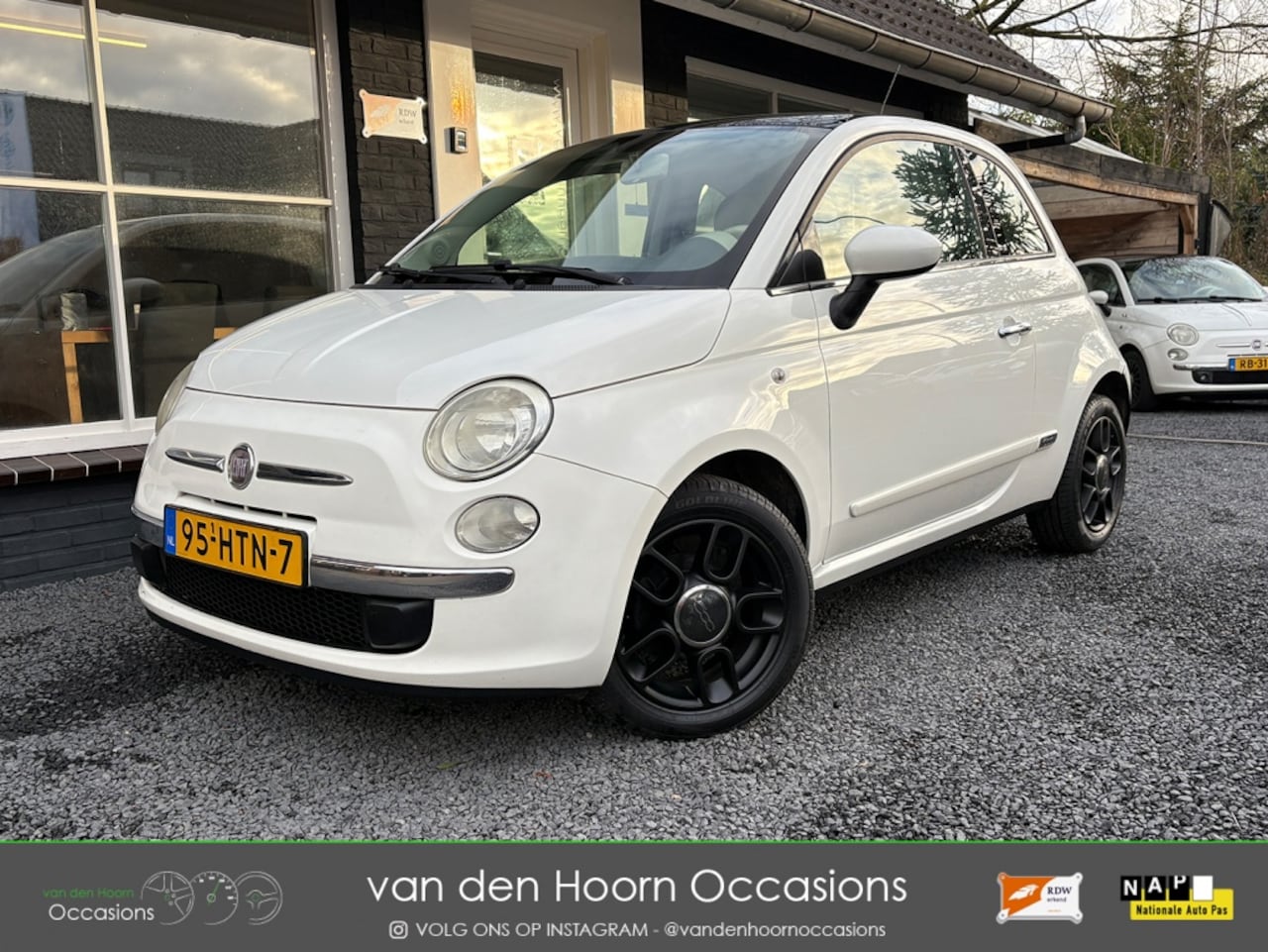 Fiat 500 - 1.2 Lounge AIRCO | NW APK | PANODAK | EL RAMEN - AutoWereld.nl