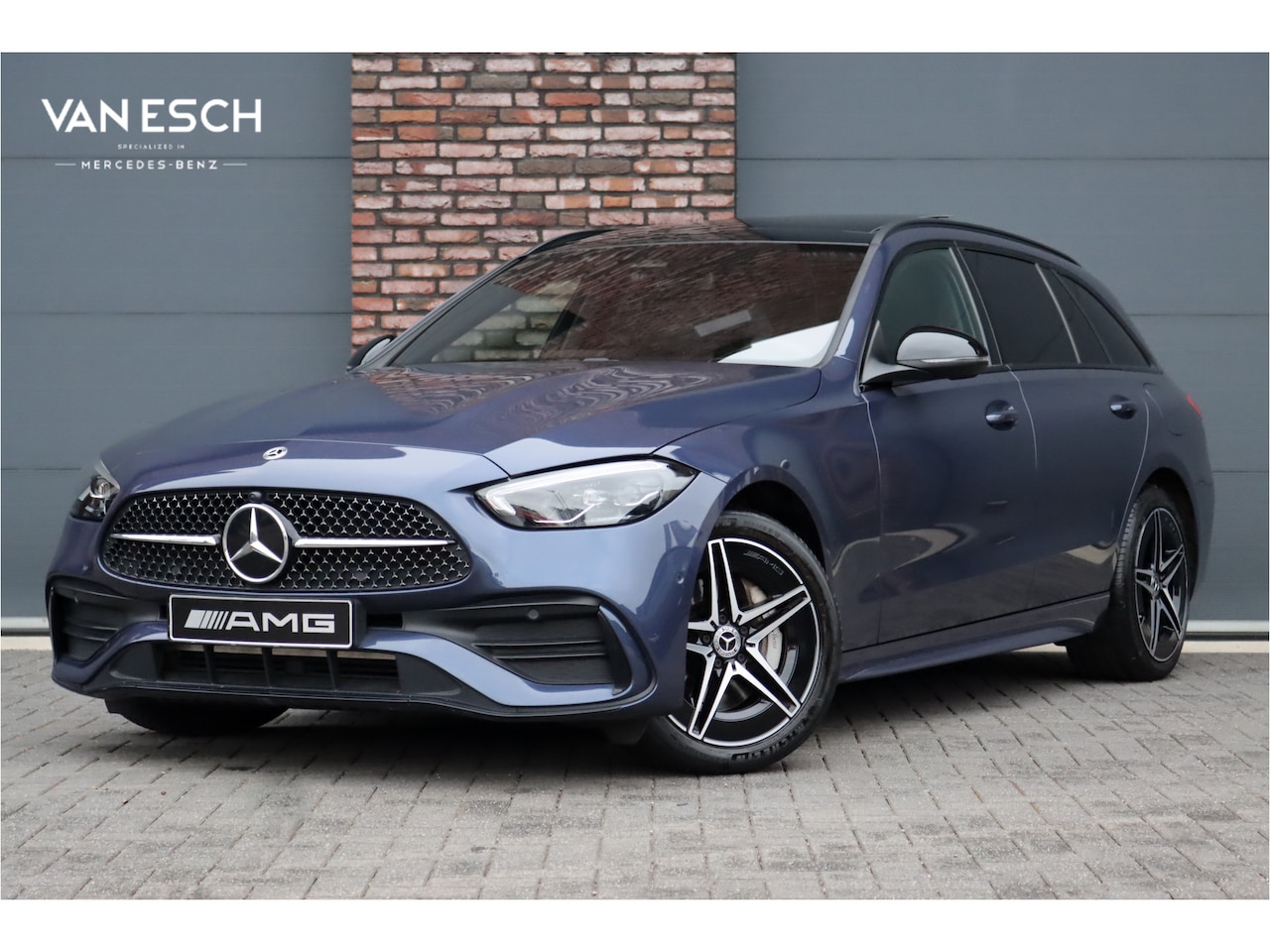 Mercedes-Benz C-klasse Estate - 300 e AMG Line Aut9 | Panoramadak | Distronic | Memory | Trekhaak | Advanced Sound System - AutoWereld.nl