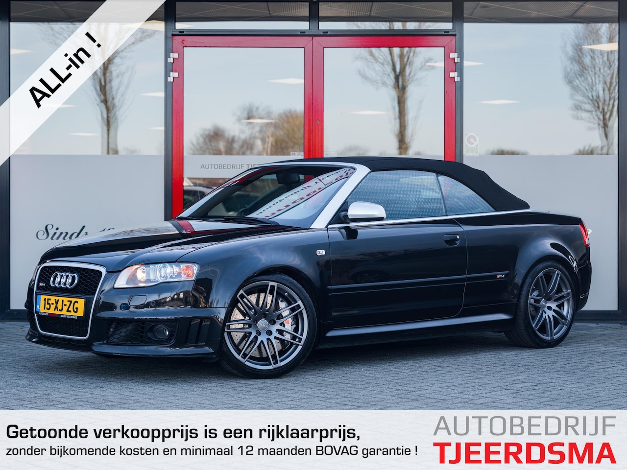 Audi A4 Cabriolet - 4.2 V8 RS 4 quattro | Ceramic Schijven | Bose Audio | Sluitende Historie | KW Performance - AutoWereld.nl