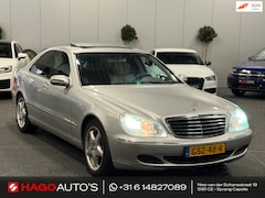 Mercedes-Benz S-klasse - 350 XENON/NAVI/LEDER/SCHUIFDAK/KEYLESS/SOFTCLOSE/LUCHTVERING/STOELVERW+STOELKOELER/PDC