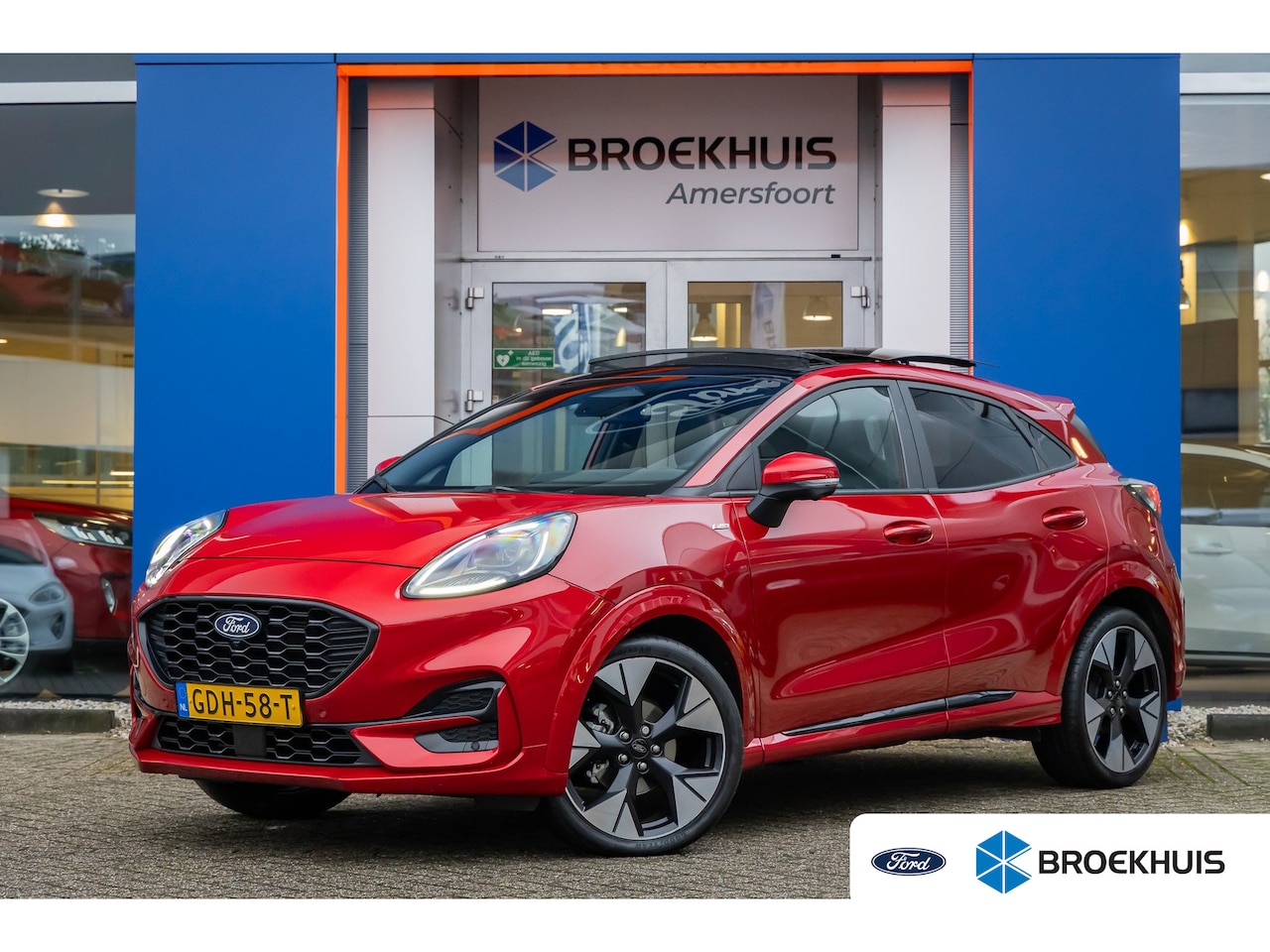 Ford Puma - 1.0 EcoBoost Hybrid ST-Line X | Pano-dak | Cruise adaptief | 360 camera | Stoel/stuur/voor - AutoWereld.nl