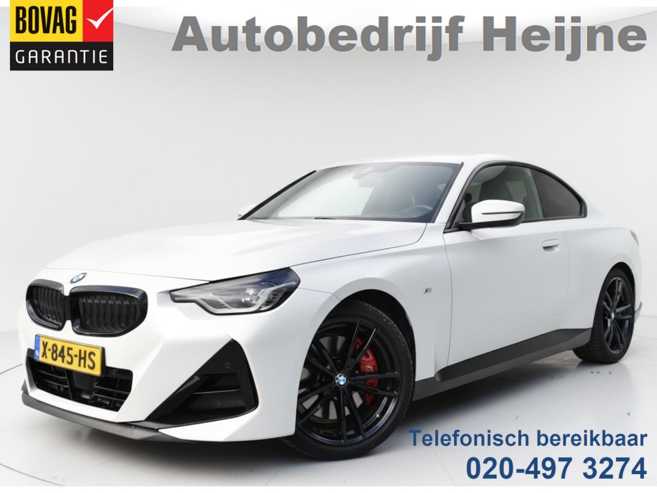 BMW 2-serie Coupé - 218IA 2.0 157PK AUT. M-SPORT HARMANN-KARDON/CARPLAY/ALCANTARA-LEDER - AutoWereld.nl