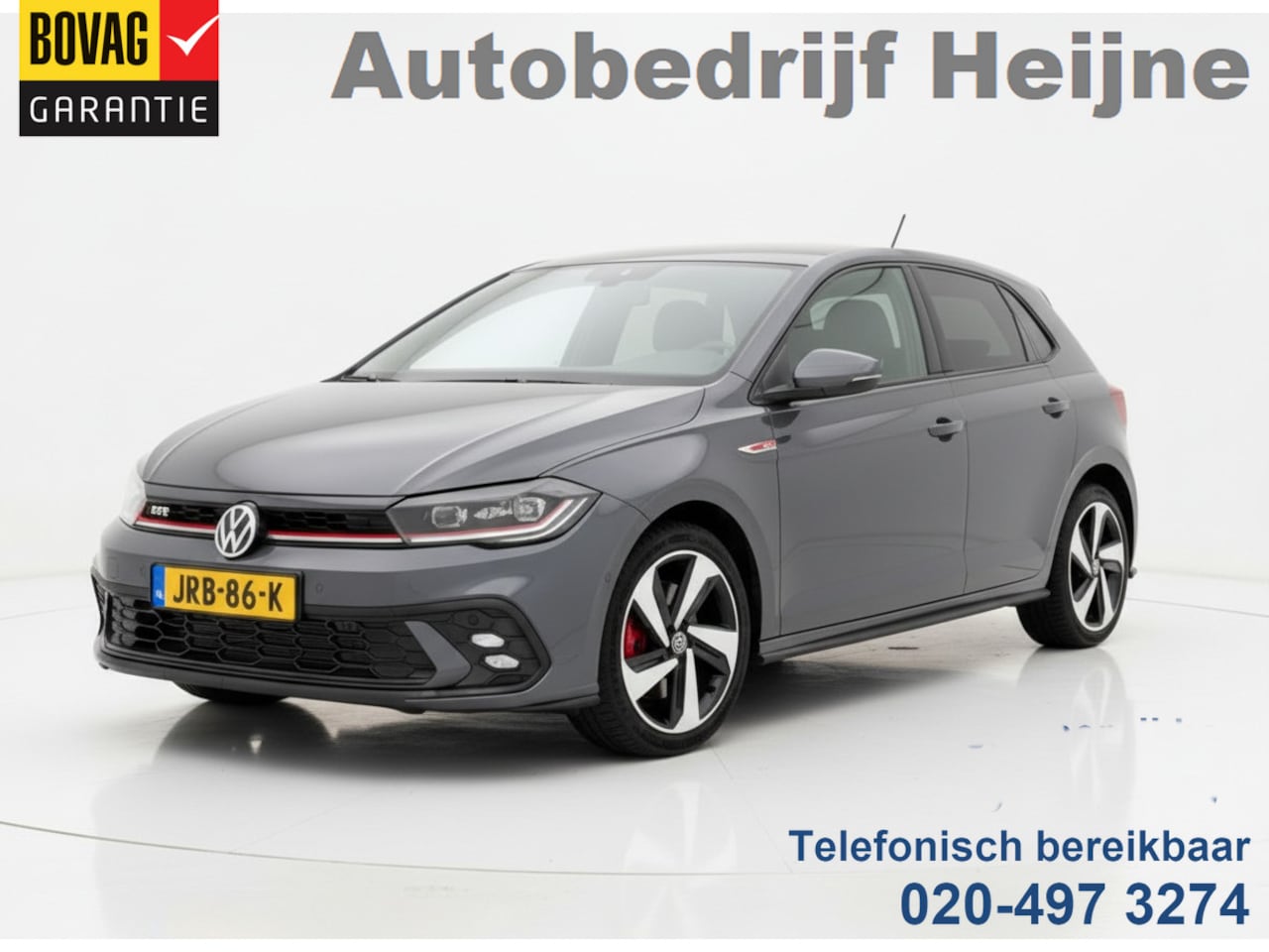 Volkswagen Polo - 2.0 TSI GTI TSI 210PK DSG GTI-SPORT IQ-LIGHT/PDC/CARPLAY FABRIEKS GARANTIE - AutoWereld.nl