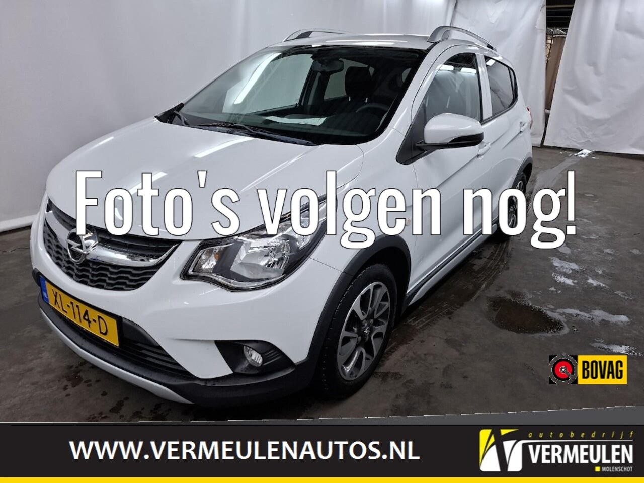 Opel Karl - 1.0 75PK ROCKS Online Edition + 15"/ Airco/ Cruise/ Navi/ CarPlay/ NL auto - AutoWereld.nl