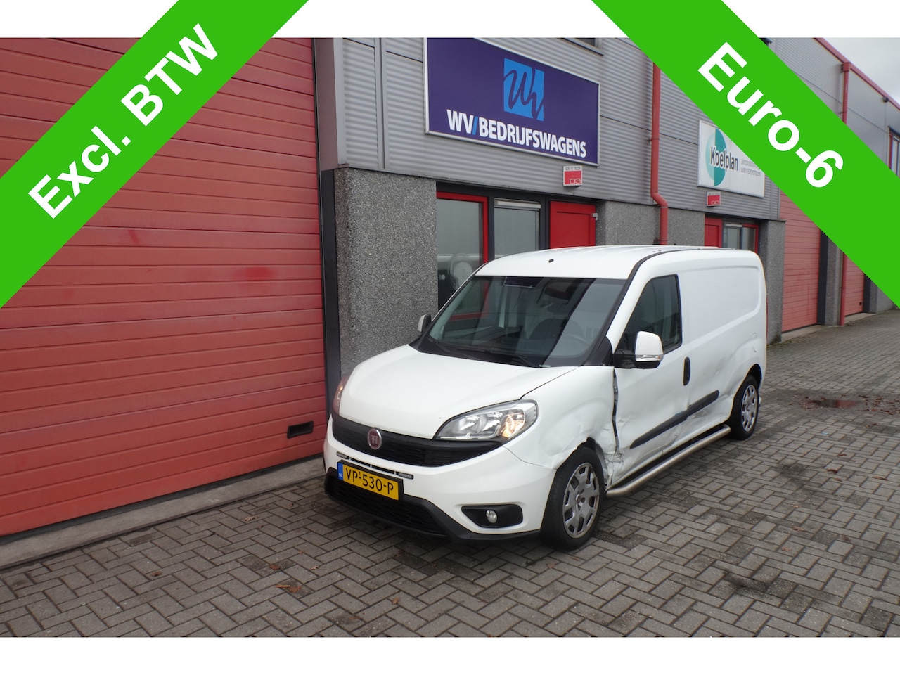 Fiat Doblò Cargo - 1.4 T-Jet Natural Power L2H1 Maxi SX 1.4 T-Jet Natural Power L2H1 Maxi SX 100 % groen - AutoWereld.nl