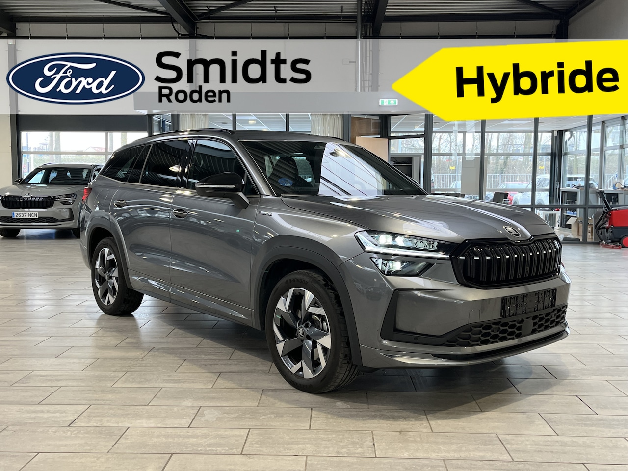 Skoda Kodiaq - 1.5 TSI PHEV 204 pk Sportline | Stoelverw. | Stuurverw. | El. a. klep | El. verst. stoel + - AutoWereld.nl