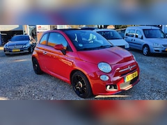 Fiat 500 C - 0.9 TwinAir 500S Airco, sportbekleding met rode stiksels.