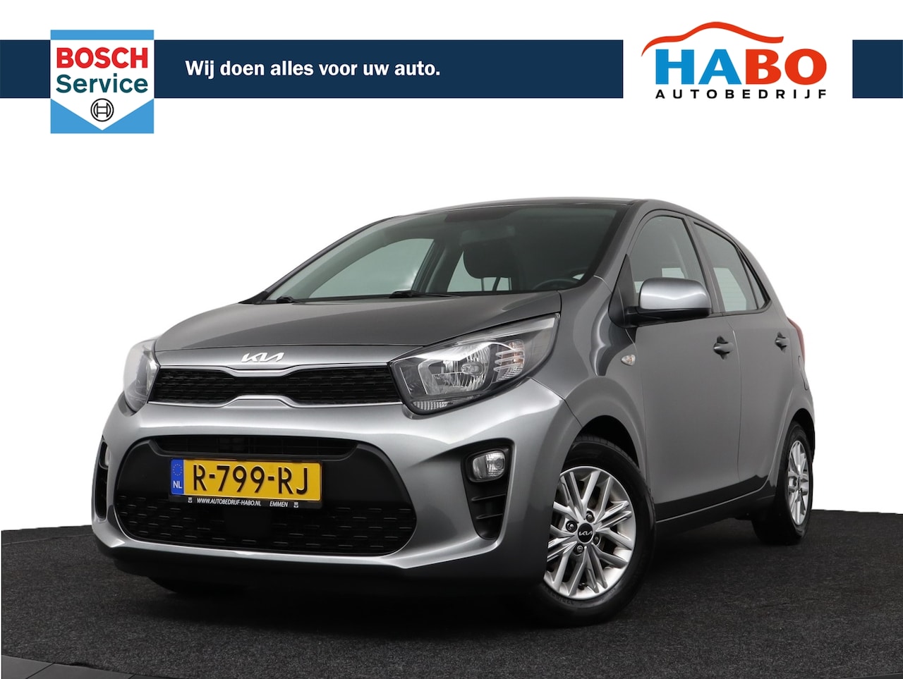 Kia Picanto - 1.0 DPI DYNAMICLINE 4Z AUTOMAAT AC/CRUISE/APPLE.CARPLAY/CAMERA/AFN.TREKHAAK/25.000KM!! - AutoWereld.nl