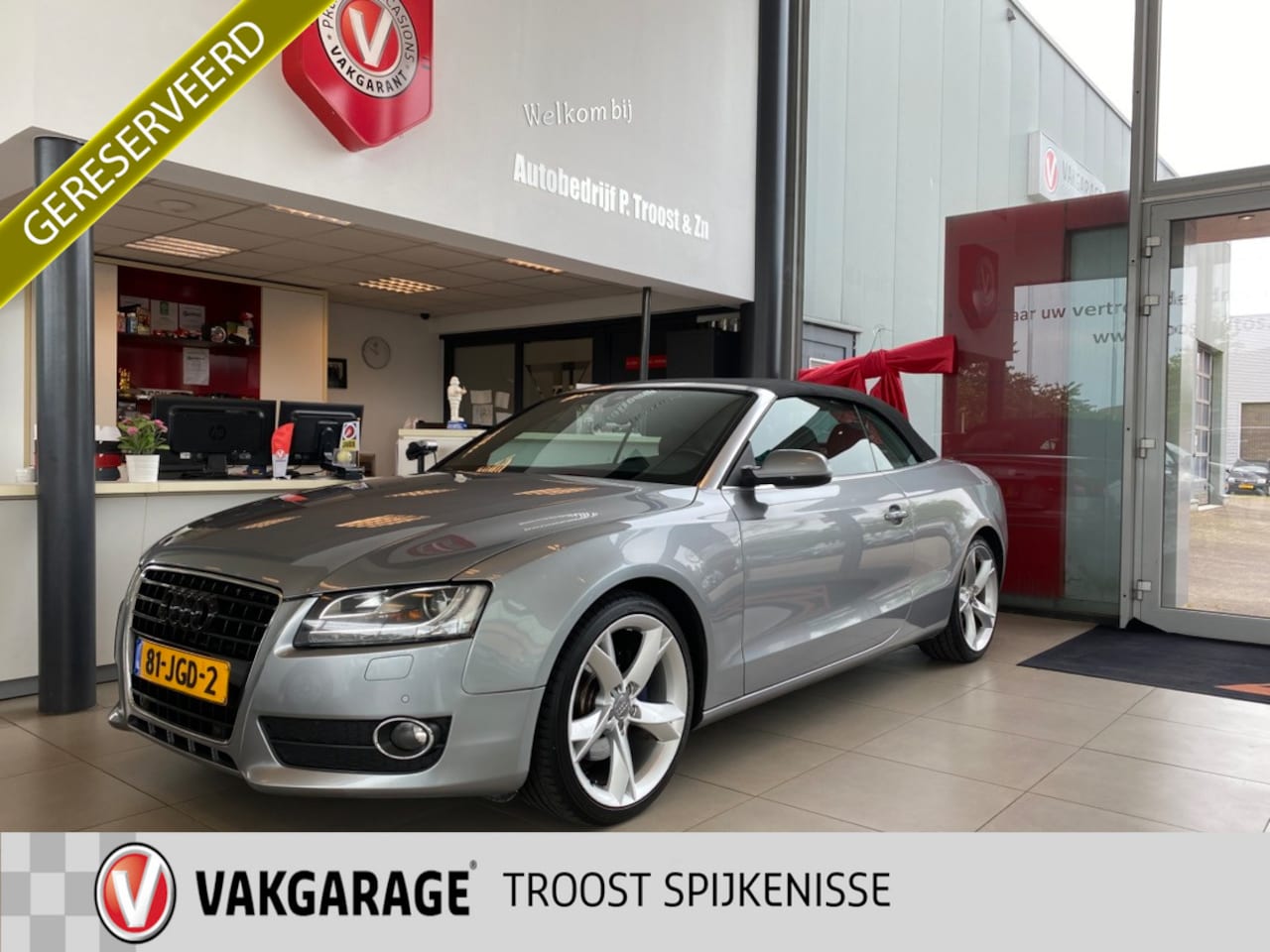 Audi A5 Cabriolet - 3.2 FSI Pro Line 3.2 FSI Pro Line,NL Auto,S Linepakket,Automaat,Leder &Stoelverwarming,Navigatie,Achteruitr - AutoWereld.nl