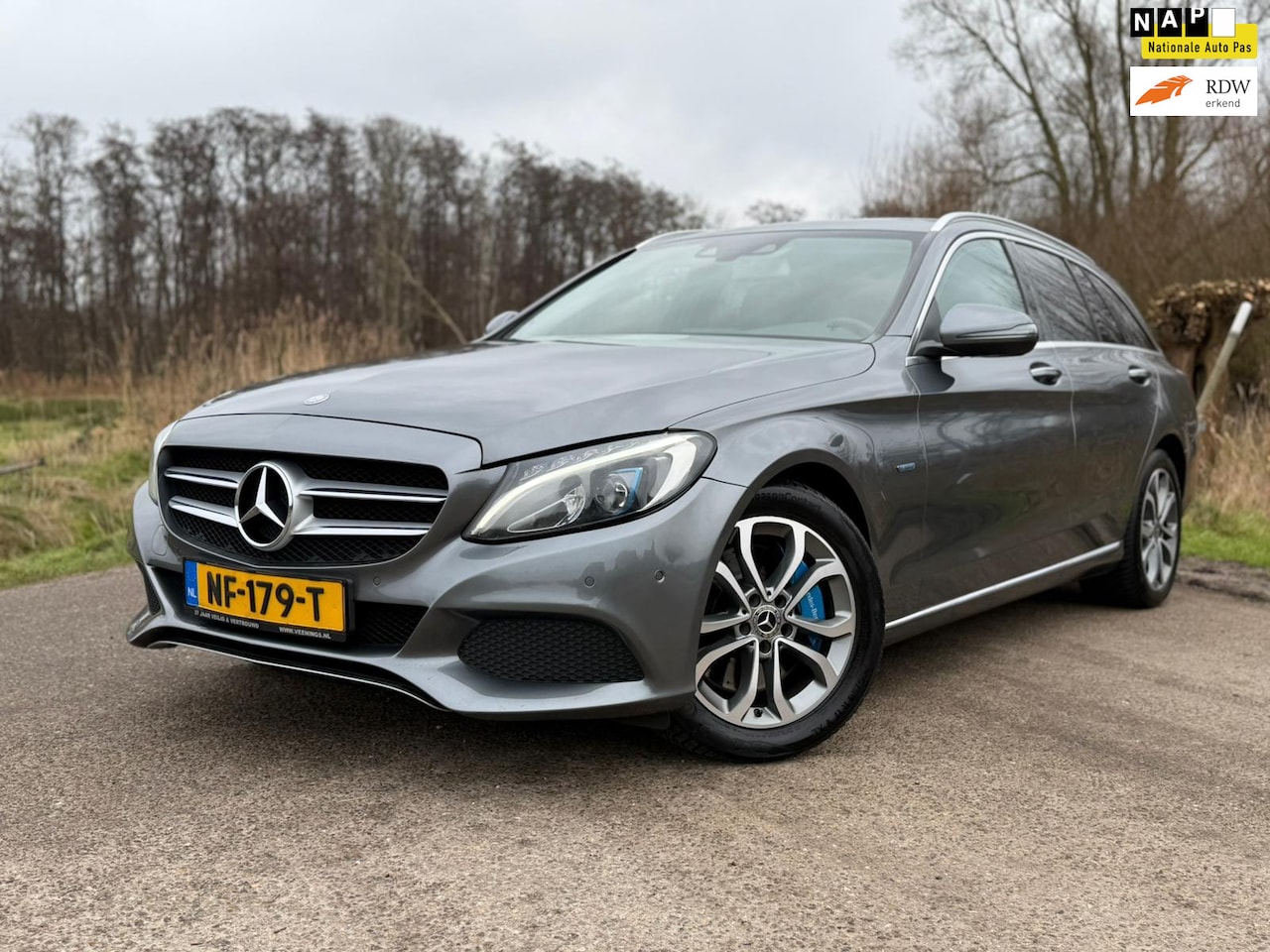 Mercedes-Benz C-klasse Estate - 350 e Lease Edition Plus 17inch Cruise Control Leder Clima Navi Stoelverwarming NAP - AutoWereld.nl