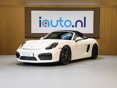 Porsche Boxster Spyder - 3.8 Origineel NL/Keramisch/Sport Chrono/Carbon Kuipen/Sportuitlaat/Carplay/Gele accenten/C
