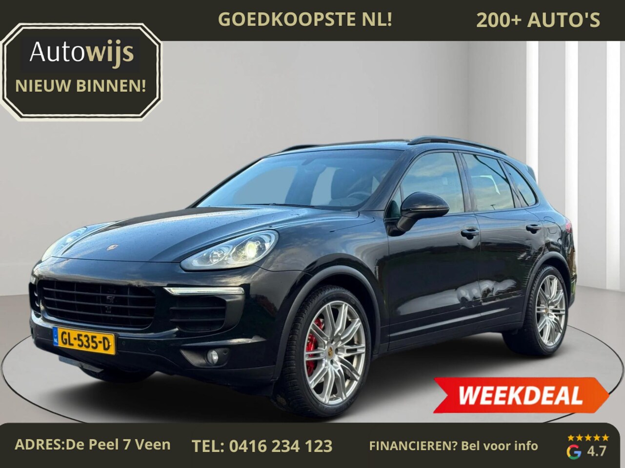 Porsche Cayenne - 3.0 S E-Hybrid|NL AUTO|PANO|LEDER|SCHADE - AutoWereld.nl