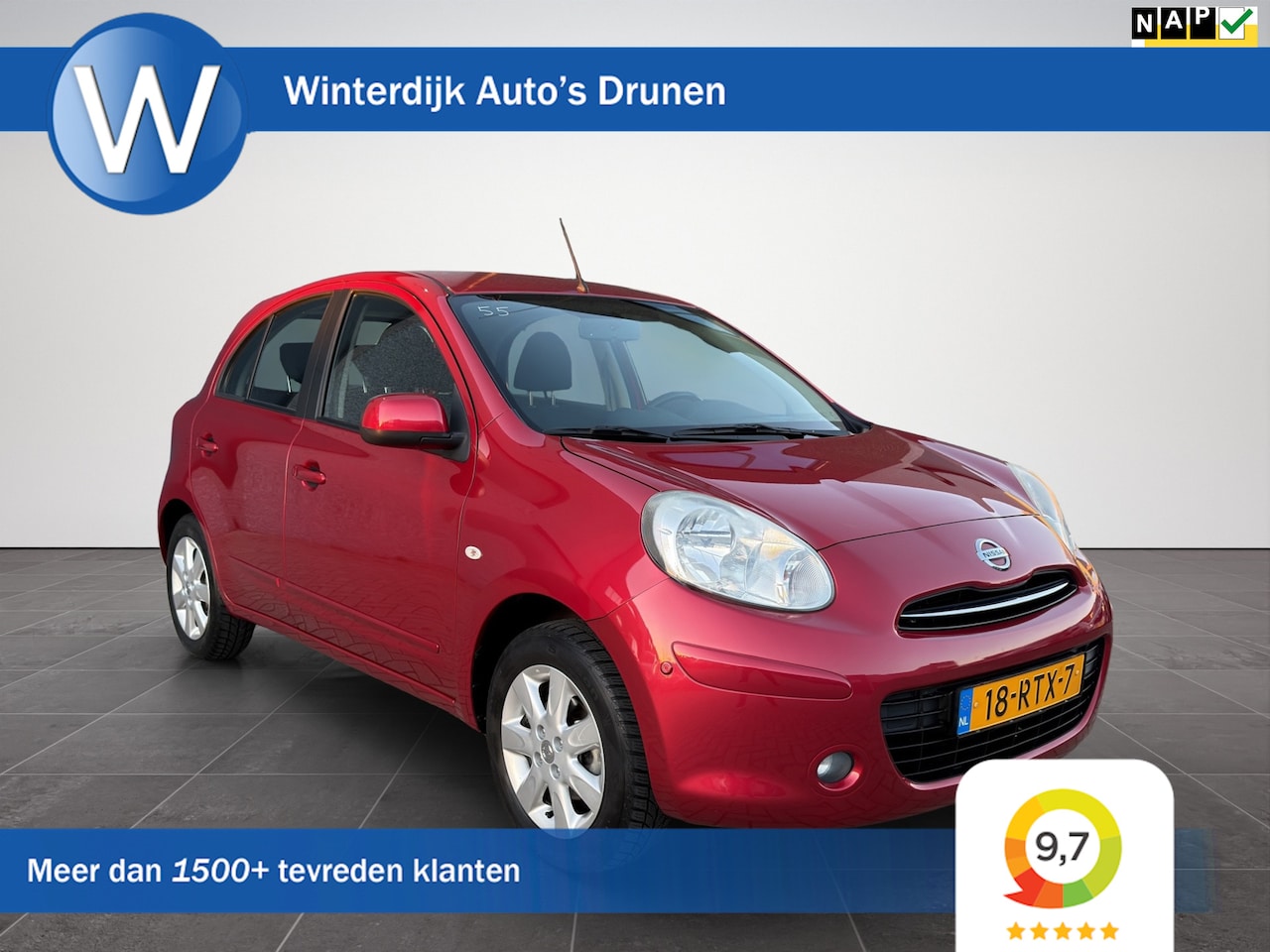 Nissan Micra - 1.2 Automaat|Cruise Control|Navigatie|Clima - AutoWereld.nl