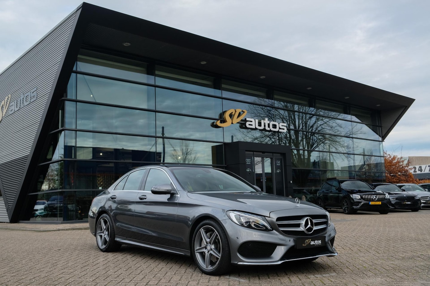 Mercedes-Benz C-klasse - C180 AMG Sport Edition 156PK Leder Stoelverwarming ORG NL - AutoWereld.nl