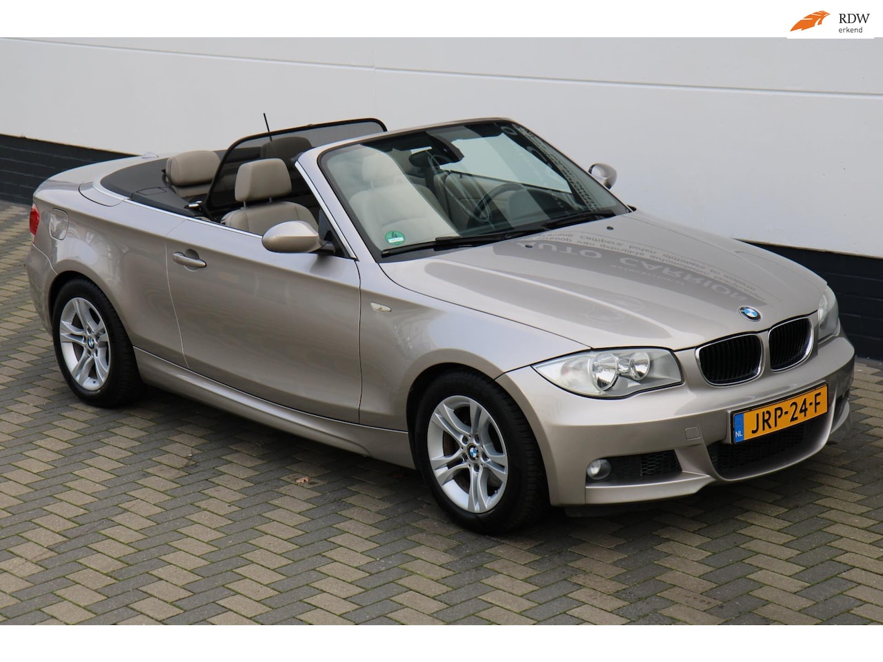 BMW 1-serie Cabrio - 128i Automaat 234PK M-pakket Airco Leder! - AutoWereld.nl
