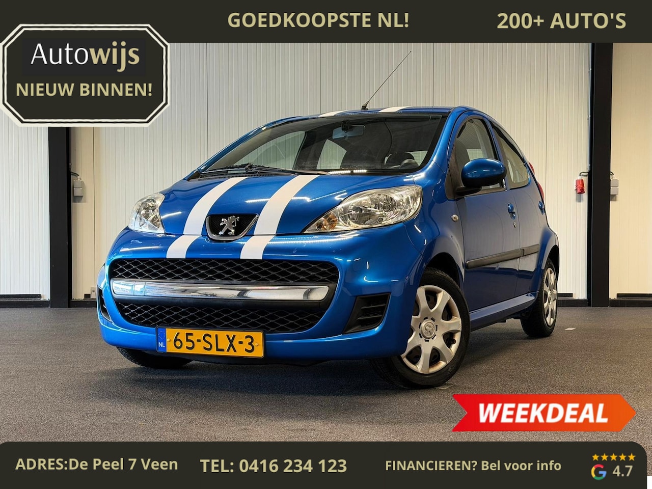 Peugeot 107 - 1.0-12V XS|AIRCO|5-DEU|NL AUTO|APK 11-2026 - AutoWereld.nl